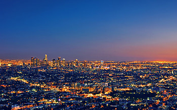 Backgrounds, Mobile , LA Cityscape, Urban Majesty HD wallpaper