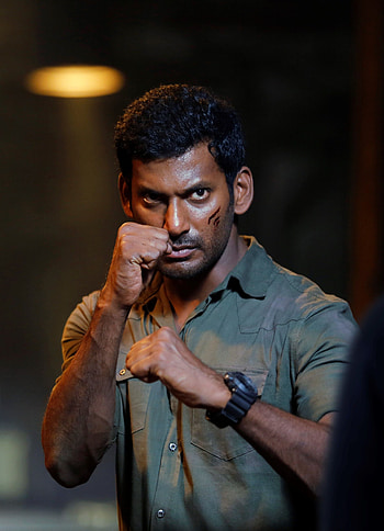 Vishal, flash graphy, Tamil actor HD phone wallpaper