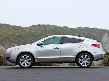 Auto, Nature, Grass, Acura, Cars, Asphalt, Side View, Style, Akura, Zdx, 2009, Silver Metallic HD wallpaper