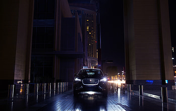 Luxury Sedan, dark, Jaguar F-Pace HD wallpaper