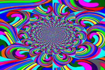 Rocket Man, abstract, colors, psychedelic, kaleidoscope, rocket HD wallpaper