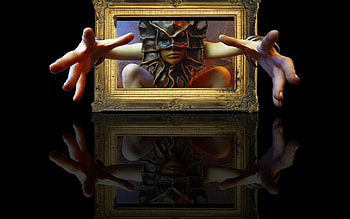 Trippy, Psychedelic, Artistic, Fantasy, Mask HD wallpaper