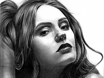 bw girl, bw, girl, ab, draw HD wallpaper