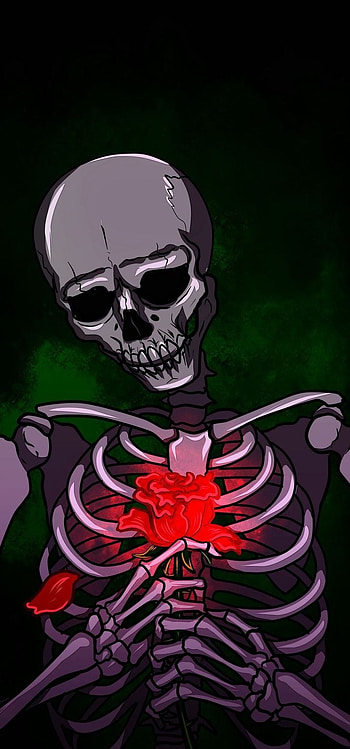 Skeleton, head, sunglasses HD phone wallpaper