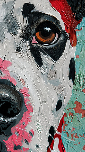 Dalmatian Gaze for !, dog HD phone wallpaper