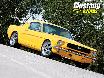 Hot Yellow Mustang, ford, classic, cars, mustang, ford mustang, muscle car, hot rod, classic car HD wallpaper