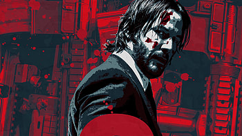 John Wick Chapter 2 2017 Artwork Poster, john-wick-chapter-2, 2017-movies, movies, keanu-reeves, artwork HD wallpaper
