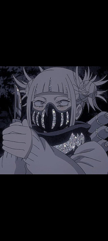 Toga Himiko, jaw, art, mha, MyHeroAcademia, BokunoHeroAcademia, togahimiko, anime, mask HD phone wallpaper