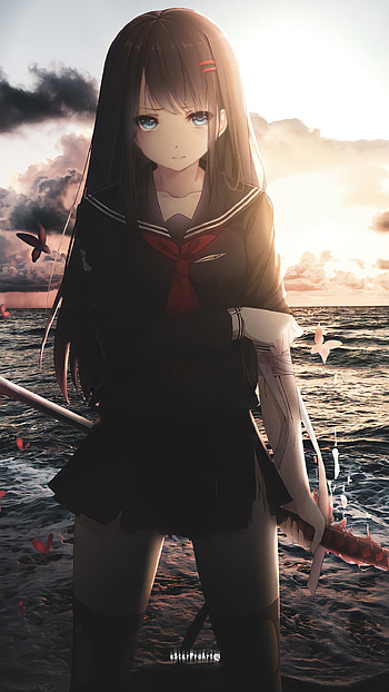Anime Girl, animelover, animefanart, animegallery, waifu, Girlcute, AnimexReality, anime, AnimeEdit HD phone wallpaper
