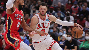 Pelicans vs Bulls, Zach LaVine HD wallpaper