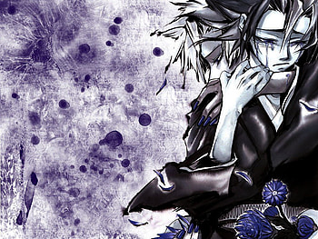 Violet Sadness, cartoon, tohiku, anime, art, violet, lila, manga, sadness HD wallpaper