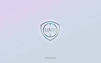 Lancia logo, cut out 3d text, white background, Lancia 3d logo, Iveco emblem, Lancia, embossed logo, Lancia 3d emblem HD wallpaper