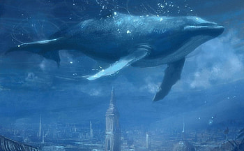 whale, artwork, fantasy, art, underwater, futuristic HD wallpaper