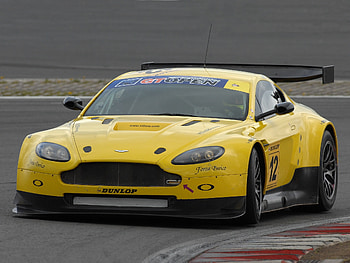 Aston Martin, Cars, Asphalt, Front View, Style, 2009, V8, Vantage HD wallpaper