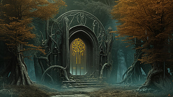 Elven Gate HD wallpaper