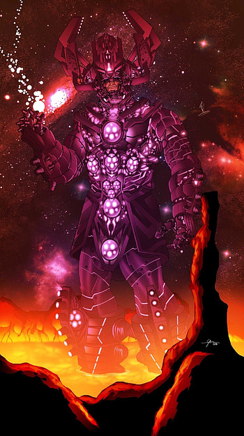 Galactus, Devourer of worlds, Marvel Comics, Silver Surfer HD phone wallpaper