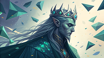 Emerald Crown — Elf King ( Ultra ), elf, king, crown, portrait HD wallpaper