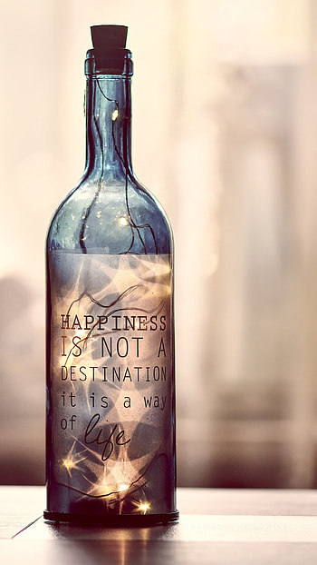 bottle, Misc, motivational HD phone wallpaper