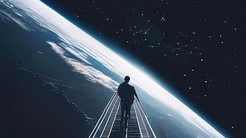 Escalator In Space, artist, artwork, digital-art HD wallpaper