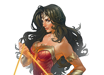 Wonder woman, fan art, beautiful HD wallpaper