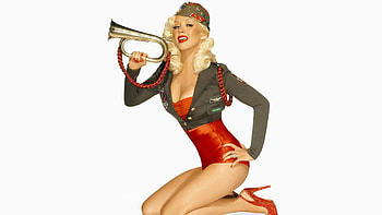 Christina Aguilera Pin Up HD wallpaper