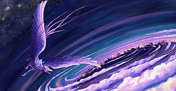 Evening Dragon Ride Fantasy , dragon, fantasy, artist, artwork, digital-art, deviantart HD wallpaper