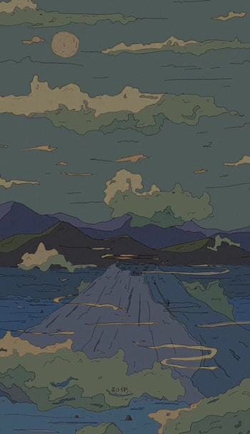 Mountain Aesthetic, tokyo, anime HD phone wallpaper