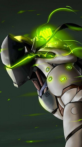 Overwatch Genji, , Posted by Samantha HD phone wallpaper