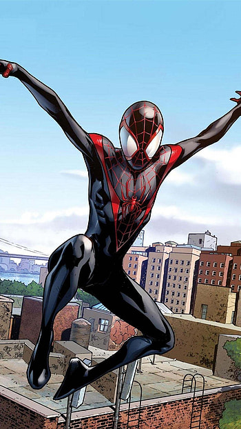 Miles Morales, Spider Man HD phone wallpaper