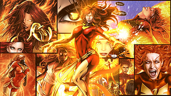 Comics, Phoenix HD wallpaper