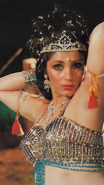 Dimple Kapadia, bollywood actress, vintage HD phone wallpaper