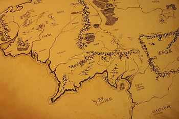 Middle , The Lord Of The Rings, Lord Of The Rings, Fantasy, Map HD wallpaper