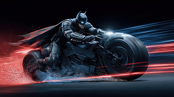 The Batman Tactical Bike, batman, the-batman, batcycle, superheroes, artwork, art, digital-art, ai HD wallpaper