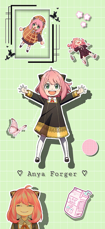 Anya, spyxfamily, anya, picsart HD phone wallpaper