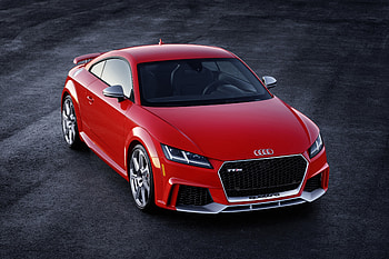 Red Audi TT, sports car, front HD wallpaper