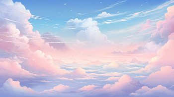 Aesthetic Sky - Dreamy Cloudscape, aesthetic, nature, sky HD wallpaper