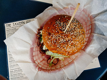 Food, Appetizing, Buns, Sesame, Hamburger HD wallpaper