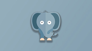 Elephant Minimal , elephant, minimalism, minimalist, artist, artwork, digital-art HD wallpaper