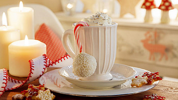 Christmas hot cocoa, Top backgrounds, Food HD wallpaper