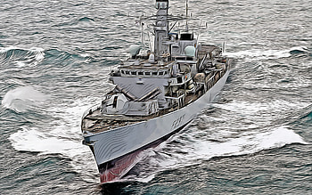 HMS Westminster, F237, , vector art, HMS Westminster drawing, creative art, HMS Westminster art, vector drawing, abstract ships, HMS Westminster F237, Royal Navy HD wallpaper