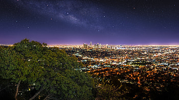 Los Angeles skyline, Ultra , High-quality , Stunning visuals HD wallpaper