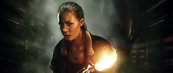 Preview alien isolation, amanda ripley, girl, fear, flamethrower, creative assem HD wallpaper
