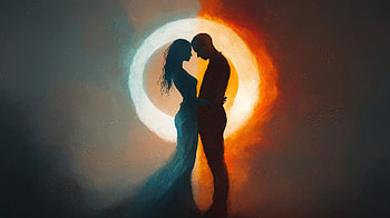 Couple In A Graceful Dance Magical Moment, couple, love, ai, dancing, artist, artwork, digital-art HD wallpaper