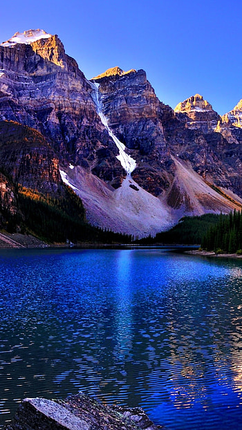 Nature, River, Mountain Background, 4 k HD phone wallpaper