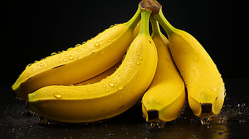Fresh Bananas - Vibrant Background, food, banana HD wallpaper