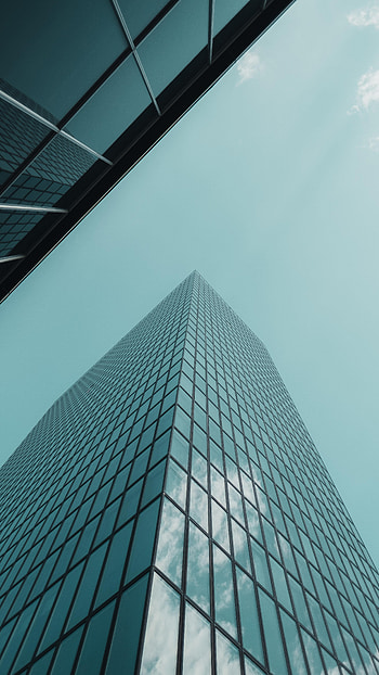 Architecture, Building, Miscellanea, Miscellaneous, Glass, Bottom View HD phone wallpaper