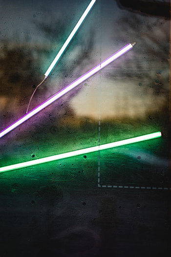 Miscellanea, Miscellaneous, Wall, Neon, Lamp, Glow HD phone wallpaper