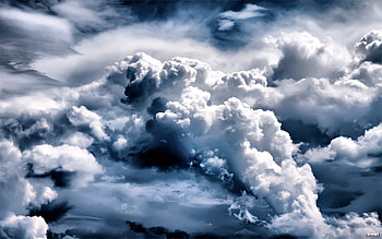 Nature, Sky, Clouds, Volumetric, Voluminous HD wallpaper