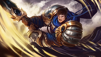 League of Legends, Garen , Gaming, Art HD wallpaper
