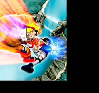 RASENGAN VERSUS CHIDORI , sasuke, cori, bonds, versus, naruto, rasengan HD wallpaper